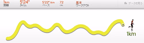 Nike+iPod ジョギングとウォーキング