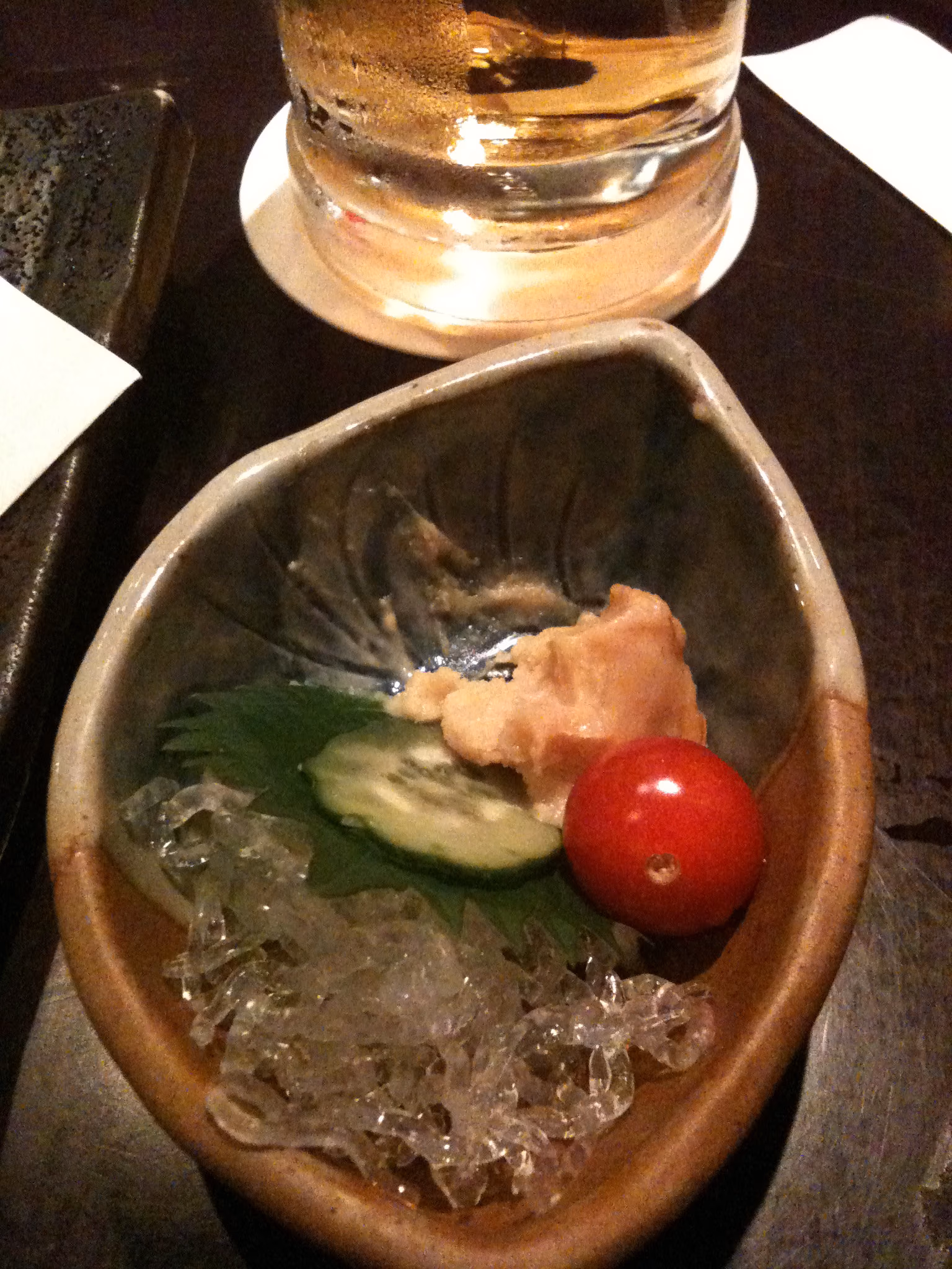 芋蔵に山うに豆腐があった
