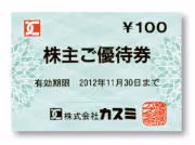 カスミ株主優待
