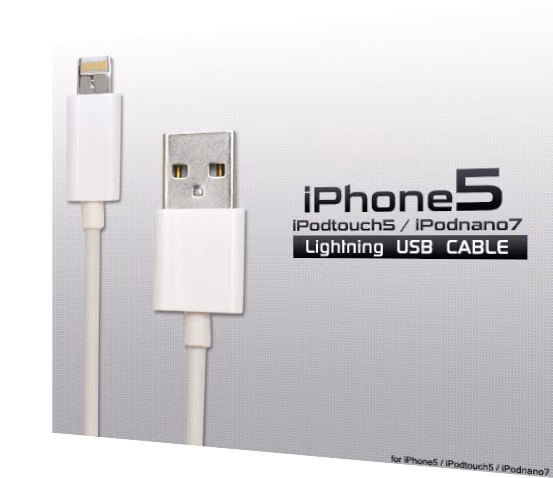 純正品の半額で買えるLightning USBケーブル