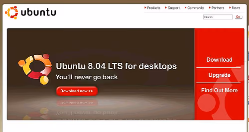 Ubuntu 8.04LTS リリース