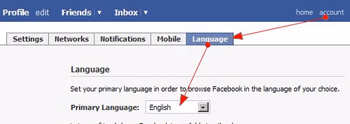 Facebookが日本語対応になってる