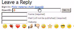 WPプラグイン:OpenID