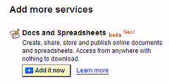 独自ドメインでDocs&Spreadsheets