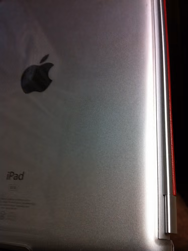iPad2背面カバー装着