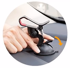 素晴らしい吸着力の車載ホルダー