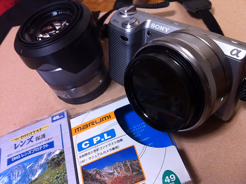 NEX-5N用にフィルタを買いました