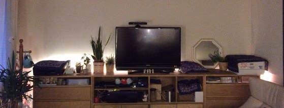 コストコのLEDテープライトでリビングの間接照明