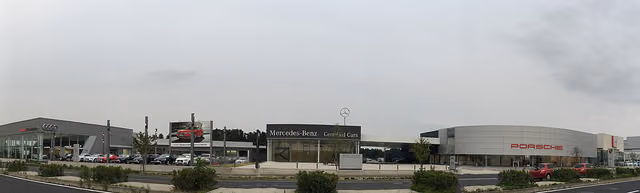 つくば研究学園の外車ディーラーがぞくぞくと隣接