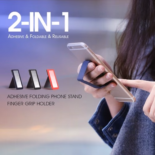 格安のスマホ用小型折りたたみリングスタンド「2-in-1」を買ってみた