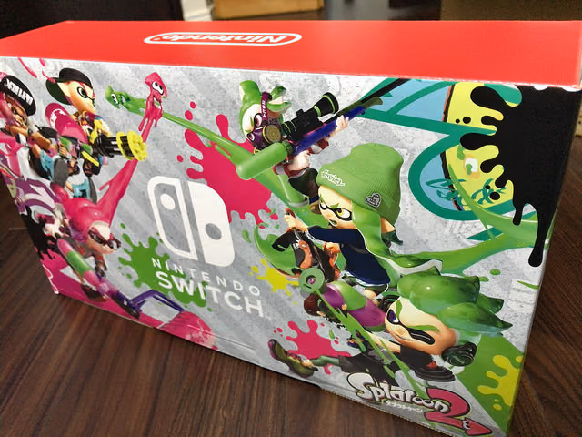 Nintendo Switch　スプラトゥーン２セットが届いた