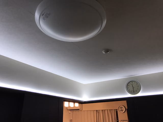 LEDテープでホテル風な照明になった