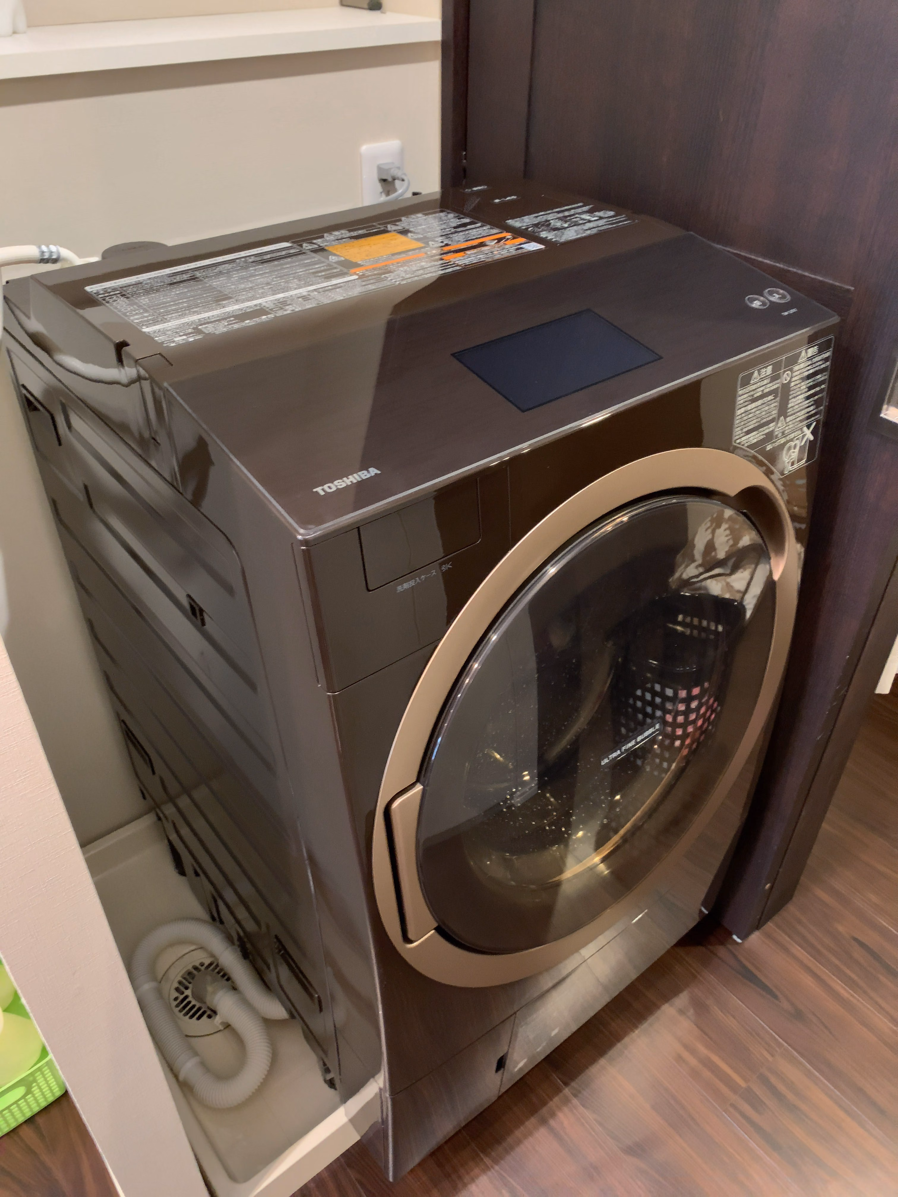 縦型洗濯機の日立ビートウォッシュからドラム式洗濯乾燥機の東芝ザブーンへ買い替えた